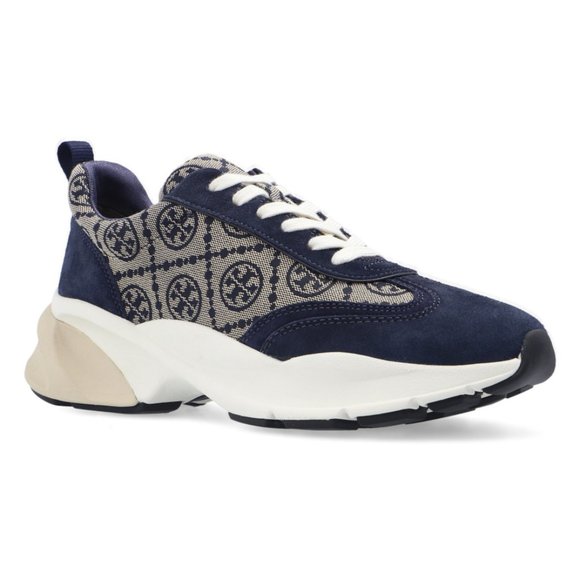 ❤️ NIB Tory Burch T Monogram Good Luck Trainer Sneakers...